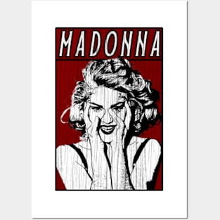 Vintage Retro Madonna Posters and Art